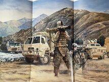 ＜MIL＞約A１サイズ ポスター DANA社　米陸軍ポスター　M1117 オシュコシュトラック　ピラーニャ　ハンビー　など　_画像2