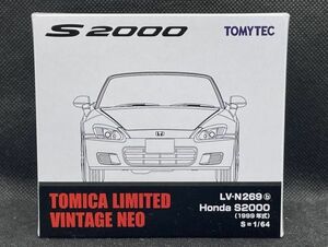 ＜MCT＞【新品】トミカリミテッドヴィンテージ ネオ 1/64 LV-N269b ホンダS2000 99年式 白