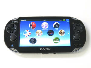 美品◆SONY/ソニー◆PS VITA PCH-1100 3G/Wi-Fiモデル 3.74/動作OK・初期化済み/オマケ付き