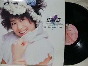 ★★松田聖子 SUPREME★1986年リリース 歌詞カード付★ アナログ盤 [2201rp