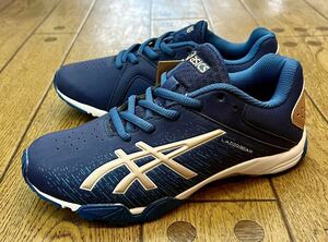 【新品】22cm アシックス レーザービームSH ネイビー asics