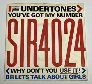 THE UNDERTONES You've Got My Number (UK '79) ７インチ オリジナル パンク天国 KBD パワーポップ WEA pressing Smooth label ring