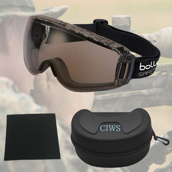 [bolle ボレー] シューティングゴーグル PILOT2 パイロット2 OTG 眼鏡着用可+オリジナルセミハードケース+レンズクロス (CSP)