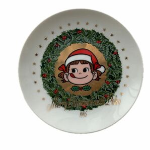 不二家　ぺこちゃん　ペコちゃん　食器　お皿　ケーキ皿　新品　未使用　1995 1995年　レア　クリスマスプレート