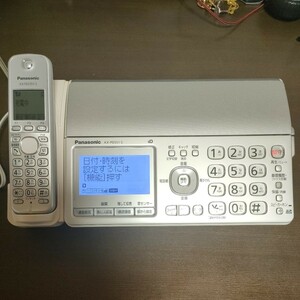 Panasonic パナソニック FAX機 電話機 おたっくす KX-PD551-S 通電確認のみ ジャンク 現状品