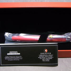 ★未使用・美品!★SHEAFFER シェーファー/FERRARI フェラーリ【コラボ ボールペン SHFR500 Rosso Corsa】箱/冊子付き 9504-2の画像5