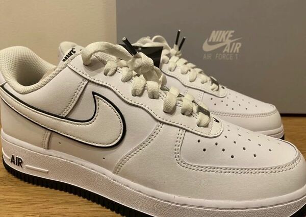 即決28cm NIKE AIR FORCE1 Low White/Blackナイキ エアフォース1 ロー ホワイト/ブラック DV0788-103新品US10