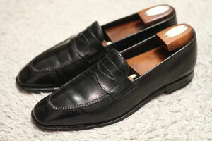 【スキンステッチ】John Lobb PARIS ローファー ASHLEY 7.5E(ジョンロブ タッセル LOPEZ HERMES エルメス ボックスカーフ)