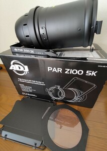 AMERICAN DJ ( アメリカンディージェイ )PAR Z100 5K LEDパーライト　中古　美品　舞台照明　スタジオライト　使用時間わずかの24H