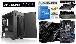 ★第13世代 intel i5-13600K/Z690/DDR4 16GB/M2.SSD 500GB/650W/Win11 Pro/Office2021 Pro 限定特価!