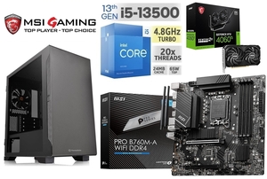 ★第13世代 intel i5-13500/RTX4060Ti/B760/DDR4 16GB/M2.SSD 500GB/750W/Win11 Pro/Office2021 Pro