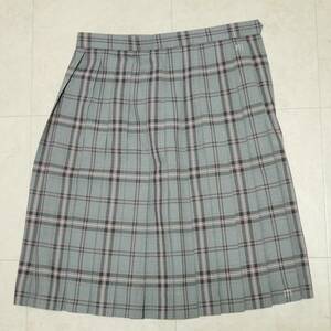 4432 middle height uniform check skirt / waist 66/ height 57/ winter clothes / woman /JK/JC/ anonymity delivery 