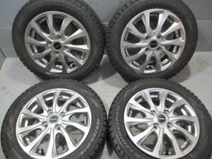 R87　中古ホイールセット 155/65R14 ×4.5J +45 アルミ 冬4枚価格！ピレリ 法人宛/営業所止め送料無料 N-BOX タント ワゴンR