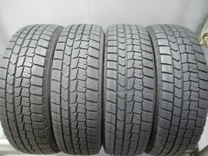 R109　スタッドレス 中古タイヤ 175/65R15 バリ溝 冬4本価格！ダンロップ WM02 2020年 法人宛/営業所止め送料無料 アクア スペイド FIT