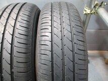 R157　サマー 中古タイヤ　2021年製 155/65R14 夏2本価格！トーヨー ナノエナジー3 法人宛/営業所止め送料無料_画像3