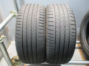 管理番号 R192 サマー 中古タイヤ 2020年製 225/40R18 夏2本価格！BS TURANZA T005 法人宛/営業所止め送料無料