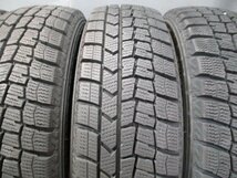 管理番号 R204 スタッドレス 中古タイヤ 2021年製 155/65R13 冬4本価格！DUNLOP WM02 法人宛/営業所止め送料無料 プレオ ミラジーノ_画像4