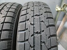 管理番号 R222 スタッドレス 中古タイヤ 155/65R14 2022年製 バリ溝 冬4本価格！法人宛/営業所止め送料無料 スペーシア N-BOX ラパン_画像5