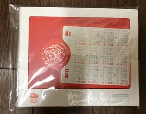 レア club.Nintendo 任天堂 ニンテンドー オリジナルカレンダー2011 未開封品 ゲーム スーパーマリオ コレクション