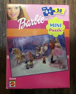 2001年当時物 Barbie バービーミニパズル Mattel マテル 50ピース 極希少品
