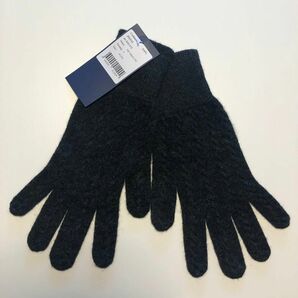 【新品・未使用】カシミアグローブ　手袋　ダークグレー