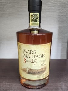 MARS MALTAGE 3 plus 25 マルス モルテージ 28年 ピュアモルト ウイスキー 700ml 46%■福岡県内発送限定■