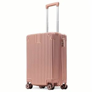 スーツケース キャリーバッグ ピンク 旅行バッグ トラベルボーディングケース トロリースーツケース ダイヤル錠 旅行 海外旅行 飛行機