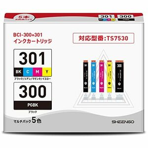 【訳有未使用】BCI-301*300/5MP インクカートリッジ キヤノン 用 対応機種：PIXUS TS75…_C_730