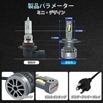 【訳有未使用】DayPlus H4 Hi/Lo 車用 LEDヘッドライト 車用バルブ 4000LM 一体型 ハ…_C_1044_画像5