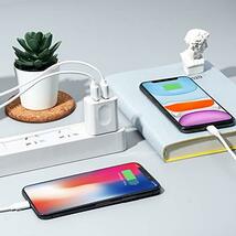 【訳有未使用】USB 充電器 2ポート 12W ACアダプター 1M 充電ケーブル 2本付き コンセント スマ…_C_1435_画像8