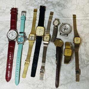 動作品時計10本まとめ　管理番号35 SEIKO GUESSなど