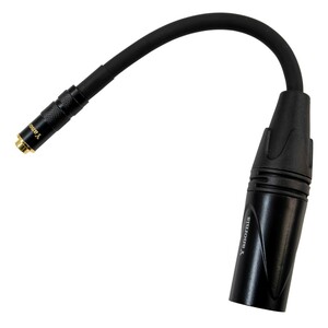  audio conversion cable XLR(4 pin ) - 2.5mm Jack ( balance connection ) cable length approximately 10cm 1 piece insertion black SE-OH-XLR-25