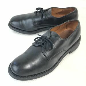 オランダ老舗/Vintage★ヴァン ライアー/VAN LIER★本革/グッドイヤー製法/プレーントゥ【41/25.5-26.0/黒/BLACK】dress shoes◆pi-193