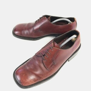 ARTISAN SHOES/アルチザン★重厚本革/マッケイ製法/プレーントゥ【7/26.0/赤茶/BROWN】オールレザー/ビジネス/dress shoes◆A-33