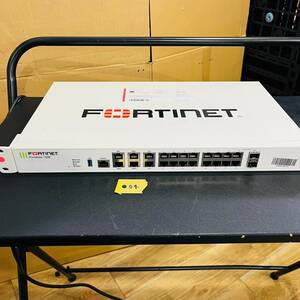 ●04【通電OK】Fortinet Fortigate-100E ファイアウォール NGFW セキュア SD-WAN Webゲートウェイ フォーティネット フォーティゲート