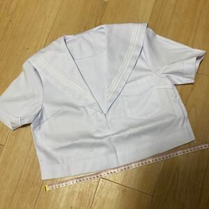 【お互い評価ナシ 未着用展示見本】コスプレ女子中学生制服 夏セーラー半袖 サイズ不明 