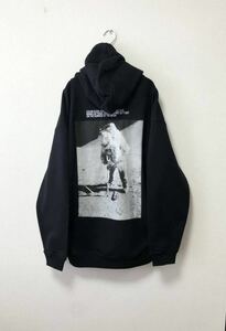 稀少 CALVIN KLEIN JEANS EST.1978 NASA MOON カルバンクライン ビンテージ 月面着陸 プリント スウェット パーカー 黒 ラルフローレン 90s