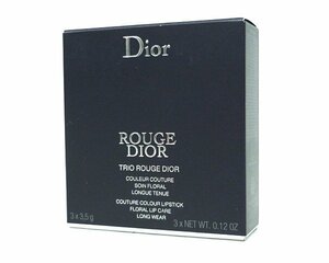 M≪大関質店≫新品 クリスチャンディオールリップ 口紅 トリオ ルージュ ディオール TRIO ROUGE Dior 999 マット/ベルベッド/サテン 3.5gx3