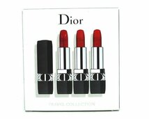 M≪大関質店≫新品 クリスチャンディオールリップ 口紅 トリオ ルージュ ディオール TRIO ROUGE Dior 999 マット/ベルベッド/サテン 3.5gx3_画像7