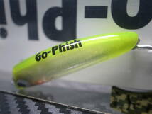 限定生産モデル！Go-Phish(ゴーフィッシュ) オルガリップレス 43GP 魚矢カスタム 極上スケルトンレモンコメット #U11 43mm 2.3g 入手困難_画像1