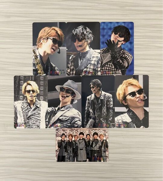 【48時間以内発送】Kis-My-Ft2／フォトカード8枚「LIVE TOUR 2019 FREE HUGS! 【開封のみ】