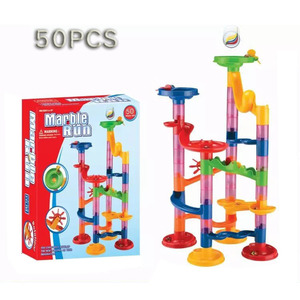 【B品①】 ビーズコースター スロープトイ スロープ 知育玩具 おもちゃ 玩具 50PCS パズル 3歳 4歳 幼稚園 保育園 小学生 t-0103-06