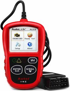 OBD2故障診断機 Autel AL319 日本語サポート コードリーダー DTC定義/コードを消去 スキャンツール 車用故障診断