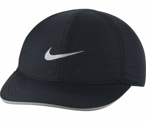 NIKE ナイキ キャップ 帽子 ランニングキャップ 黒 BLACK 新品未使用 送料込み