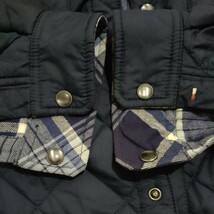 TOMMY HiLFIGER トミーヒルフィガー キルティングジャケット キルティング Sサイズ グレー 送料込み_画像4