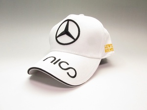 1円スタート 新品未使用 メルセデス ベンツ AMG キャップ 帽子 /白 252/ 野球帽 ゴルフキャップ メンズ 