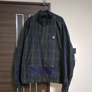 ハフ HUF トラックジャケット メンズ ハーフジップ ジャケット CAMDEN PLAID TRACK JACKET XL