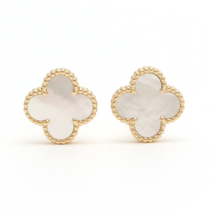 [ new goods finishing settled ]Van Cleef & Arpels Van Cleef & Arpels VCA Vintage aru handle bla earrings 