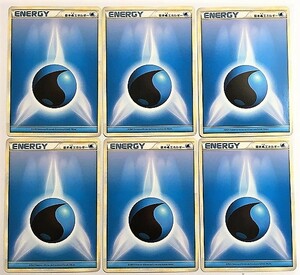 基本水エネルギー レジェンド 2009 エネルギーカード 6枚セット Legend 基本みずエネルギー 基本エネルギー 水 みず ポケカ ポケモンカード
