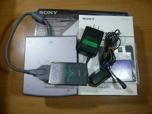 送料無料◆SONY CD-ROMドライブ PCGA-CD5 PCカード 中古作動品